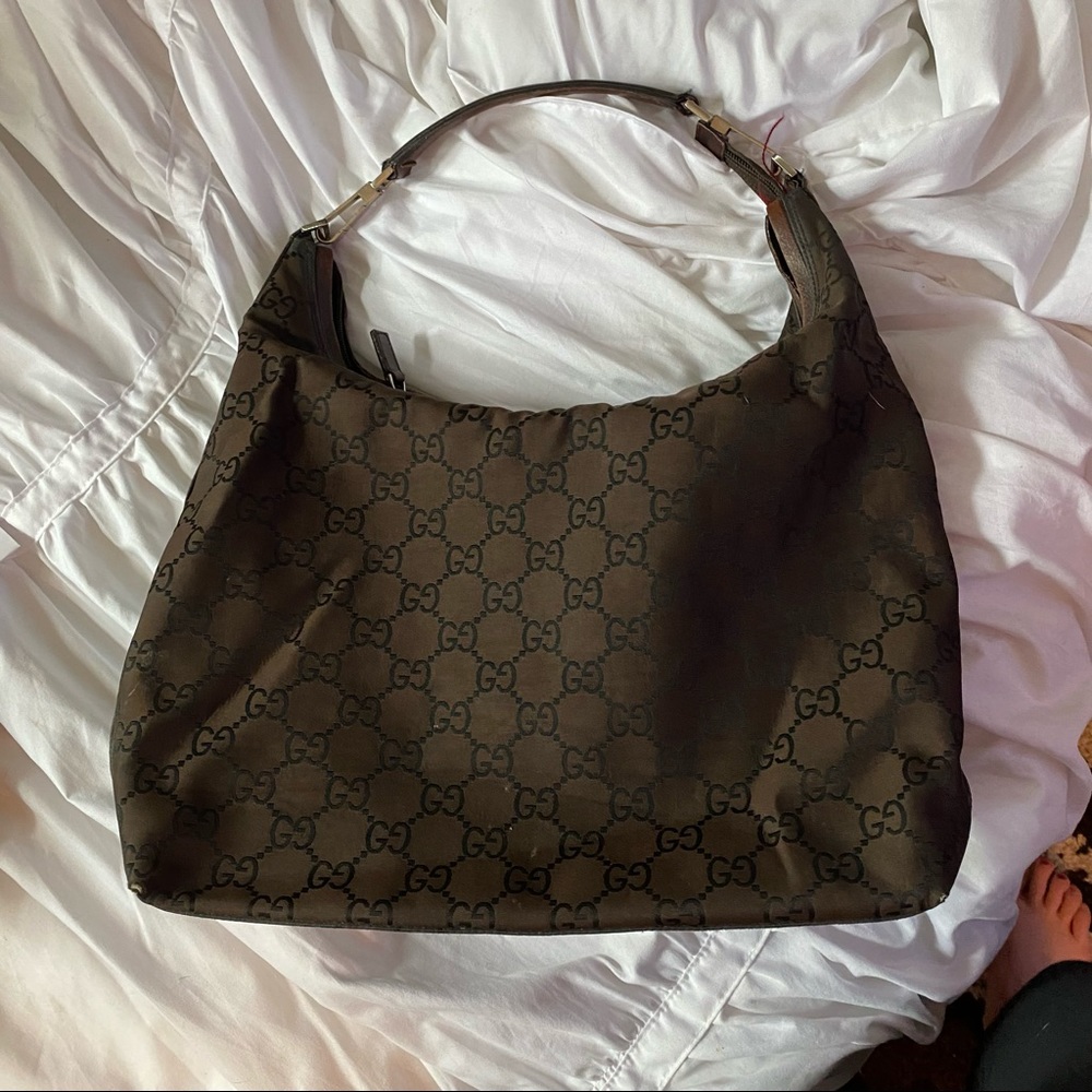Gucci GG Nylon Hobo - Picture 9 of 11